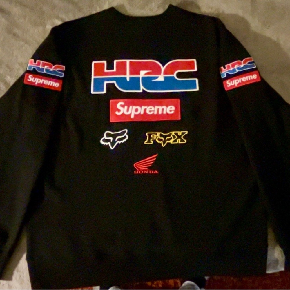 Supreme x Honda Fox HRC collab crewneck size medium